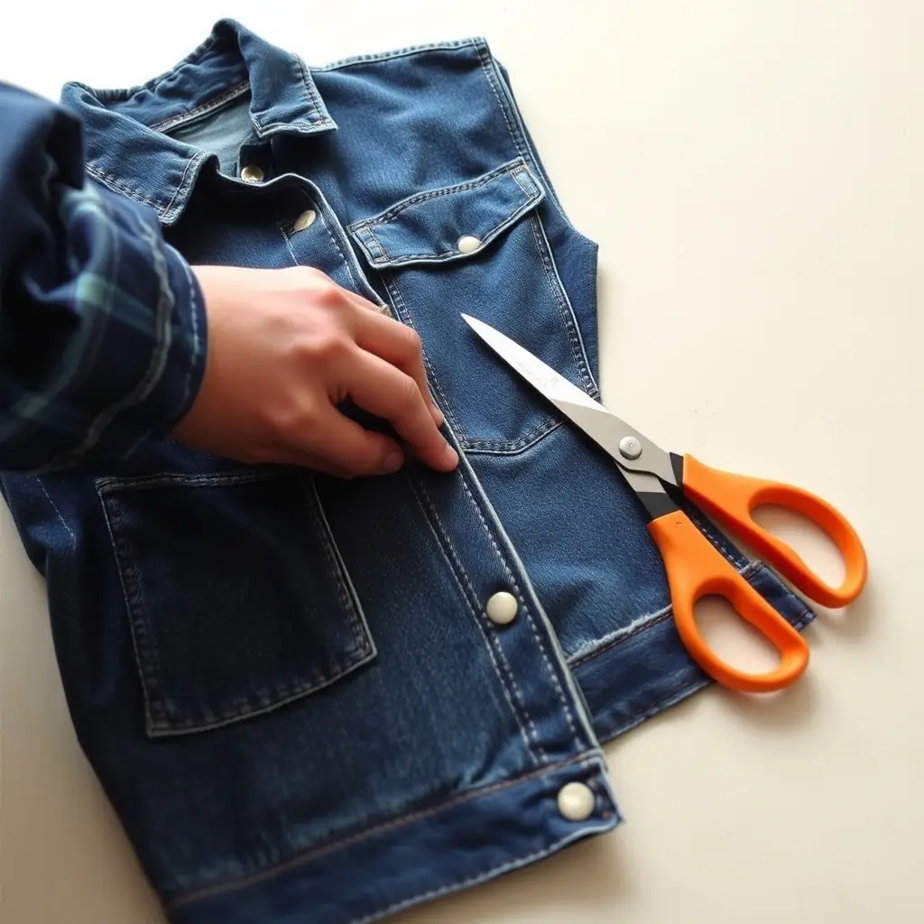 Cutting the Jeans into Usable Panels