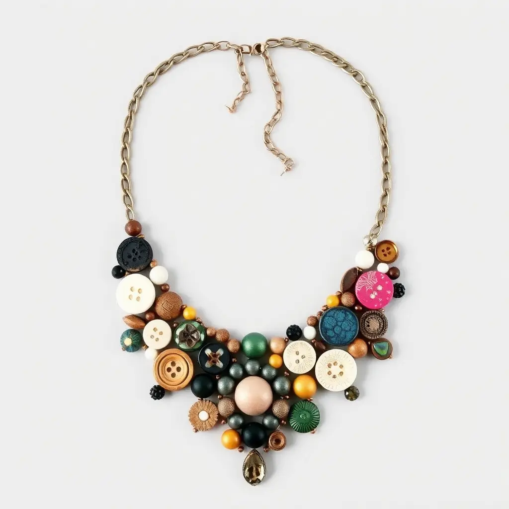 Craft a Statement Necklace from Repurposed Materials